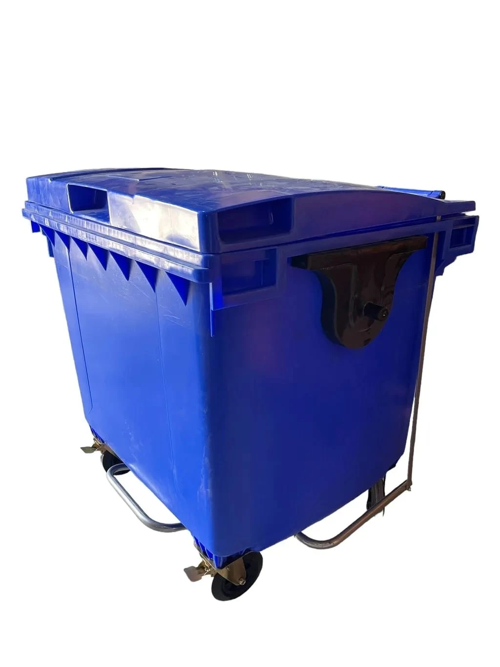 Qapaqlı plastik zibil konteyneri