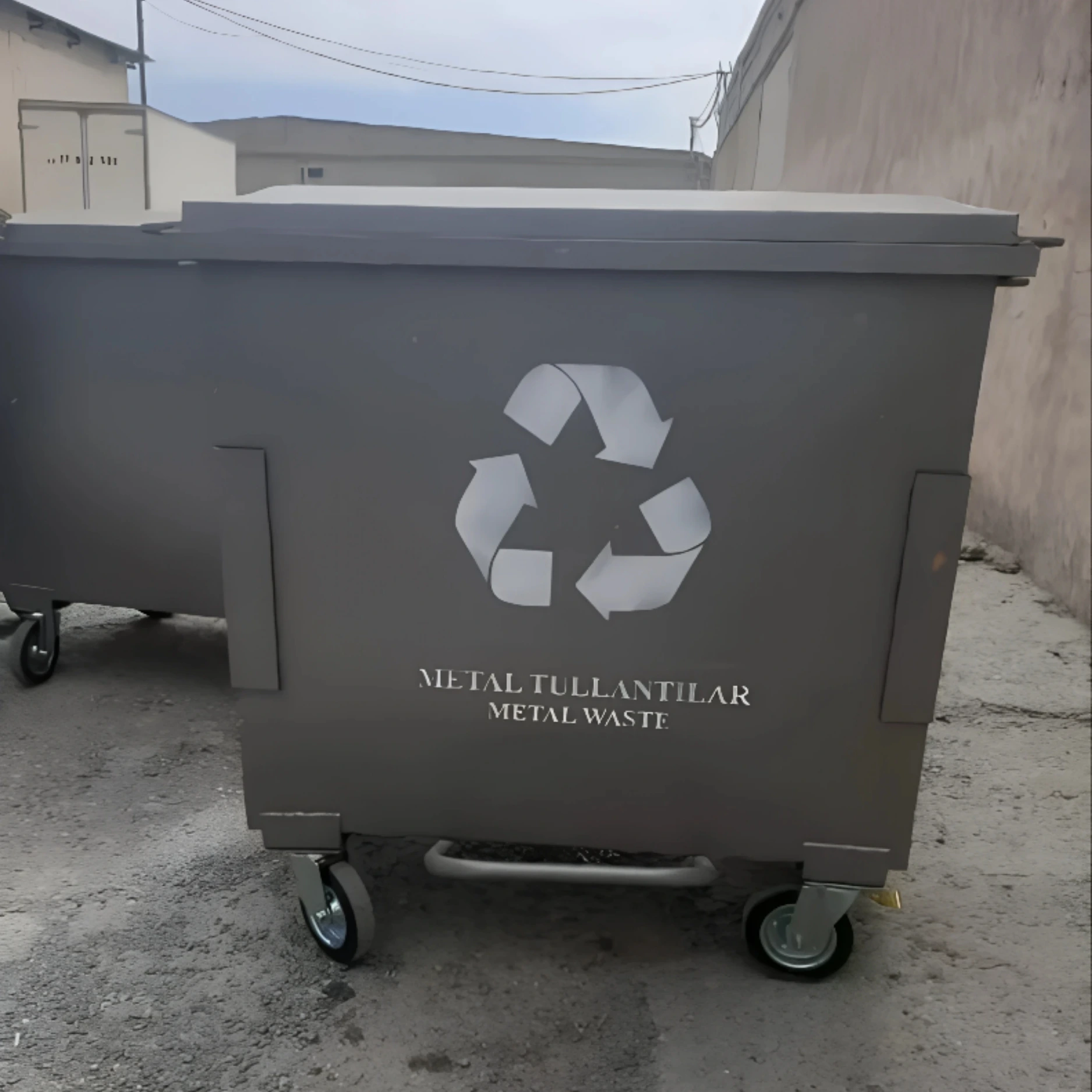 Metal tullantı konteyneri –Rəng seçimi sərbət!